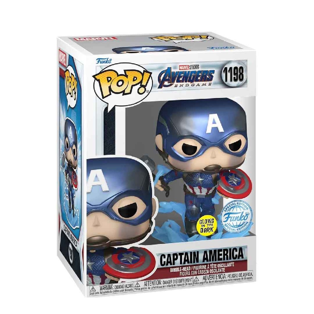Funko Pop! Marvel: Avengers Endgame - Captain America w/ Hammer (GW)(MT)