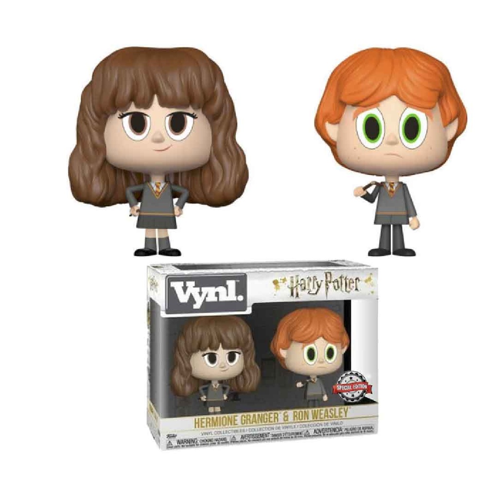 Funko VYNL: S5-Harry Potter-2PK-Ron&Hermione Broken Wand 