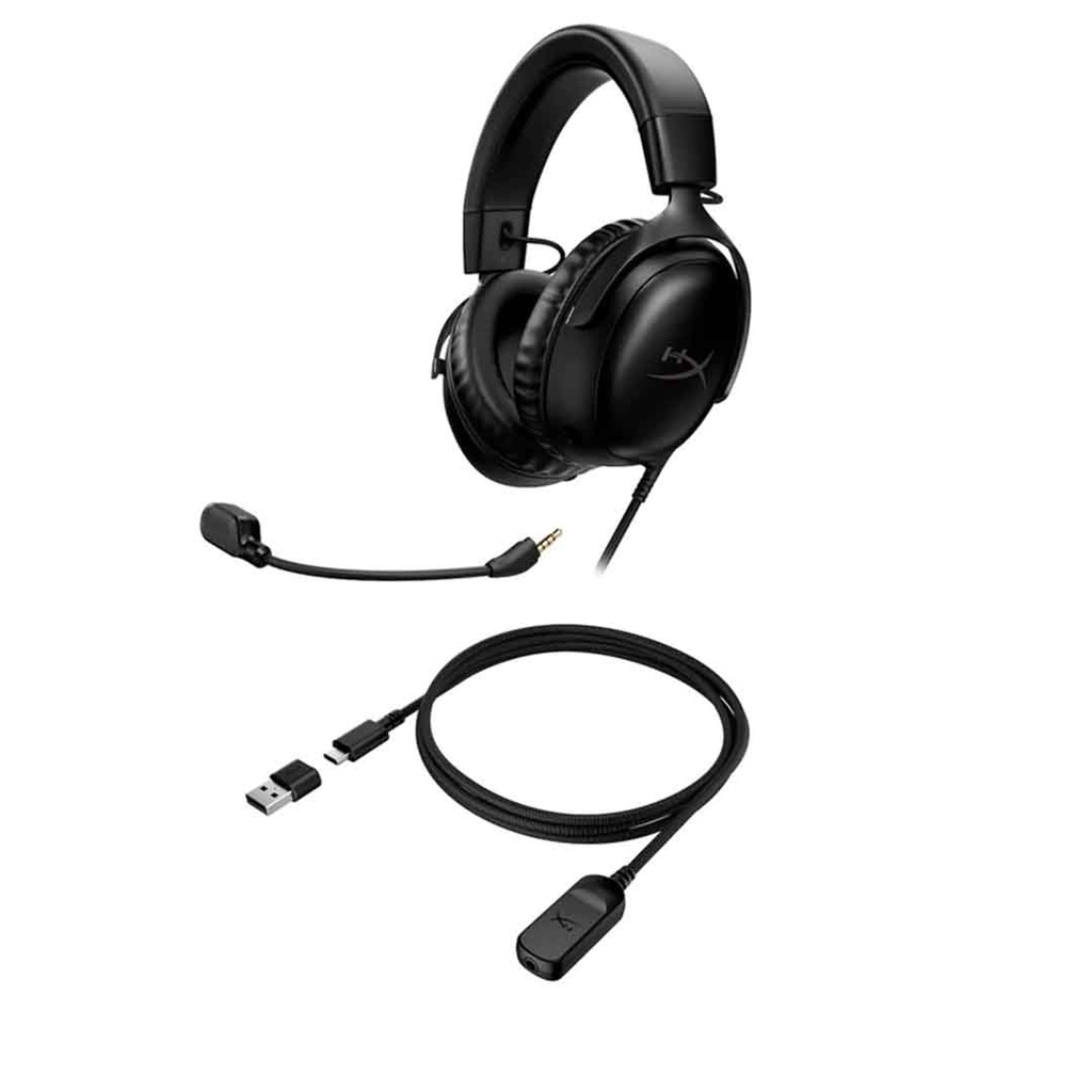 HyperX Cloud III Wired Gaming Headset - Black