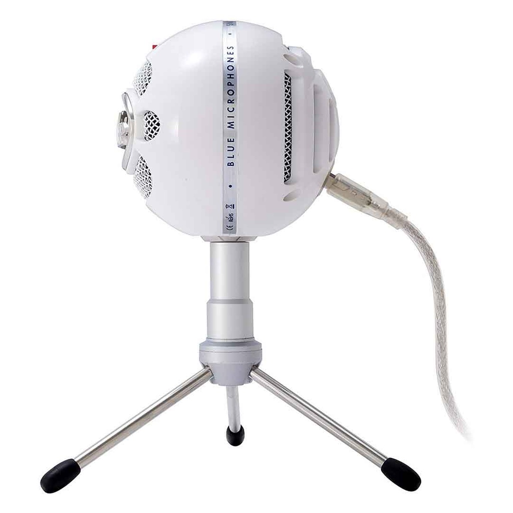 Logitech Blue Snowball iCE Plug and Play USB Microphone - White