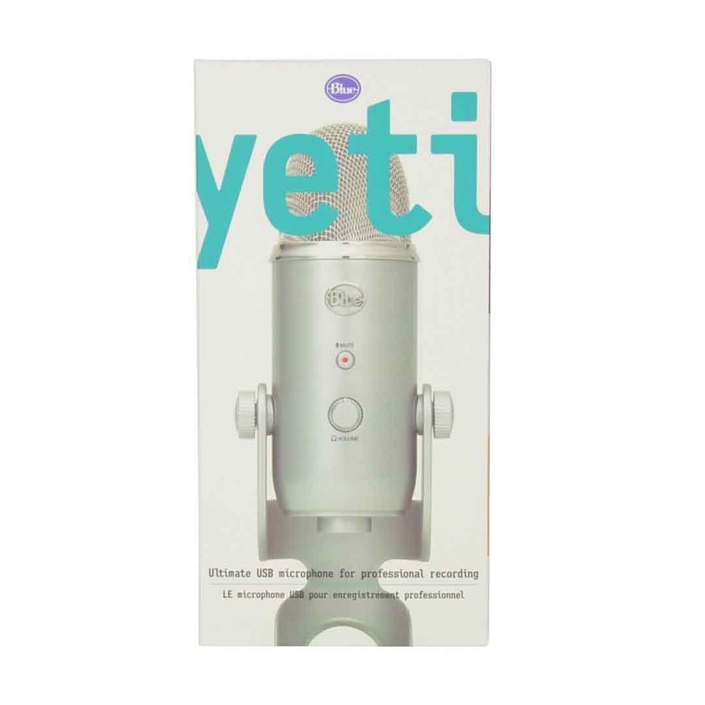 Logitech Blue Yeti USB Mic-SILVER-USB