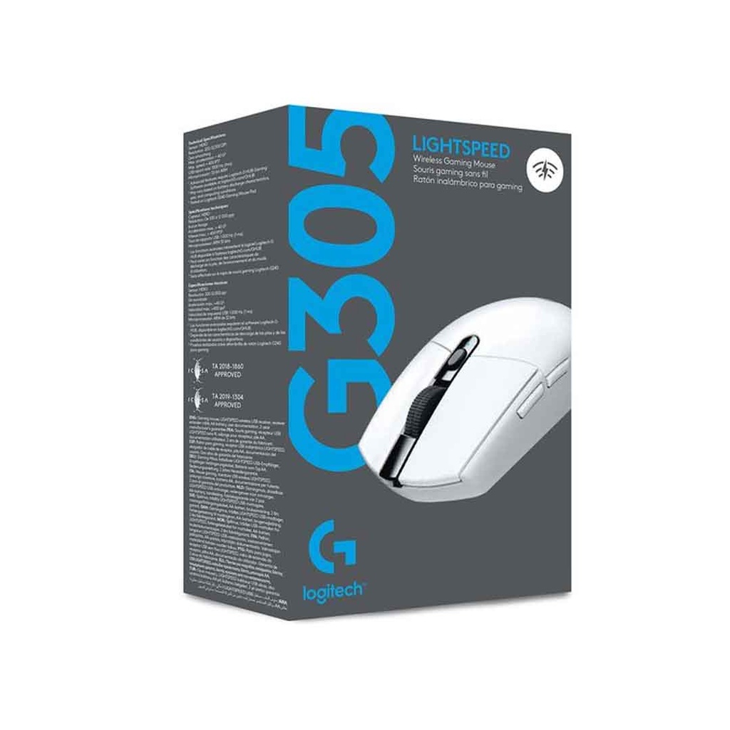 Logitech G G305 Lightspeed Wireless Gaming Mouse - White