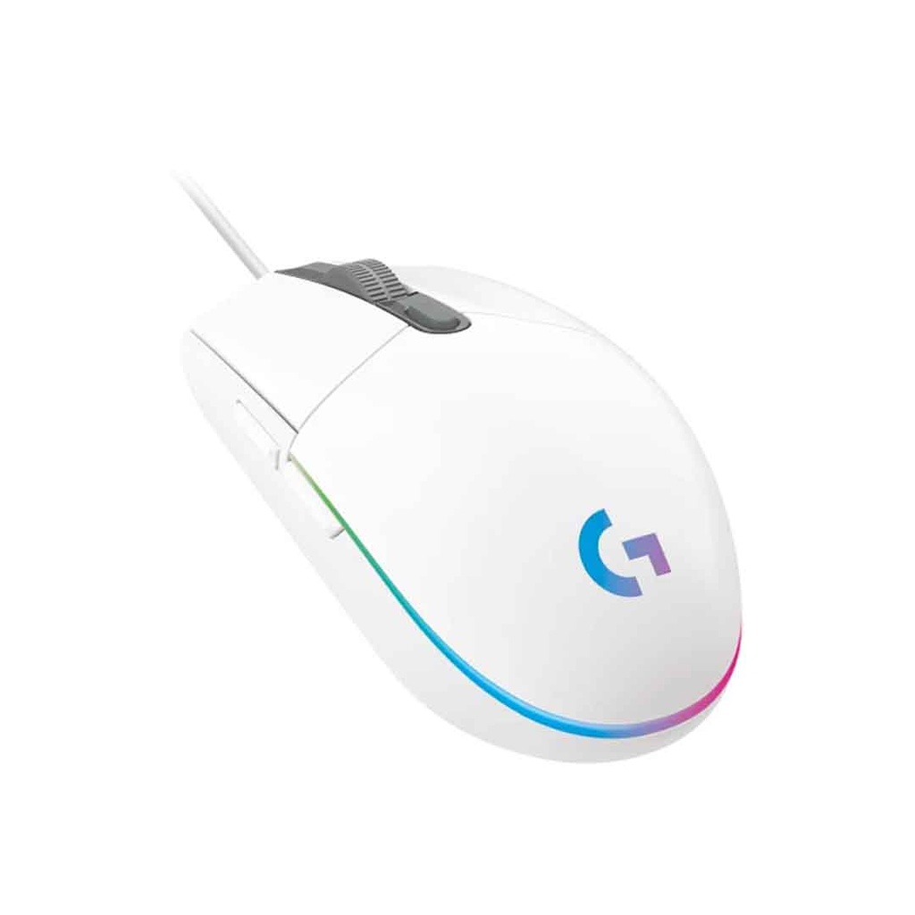 Logitech G203 Lightsync Gaming Mouse - White
