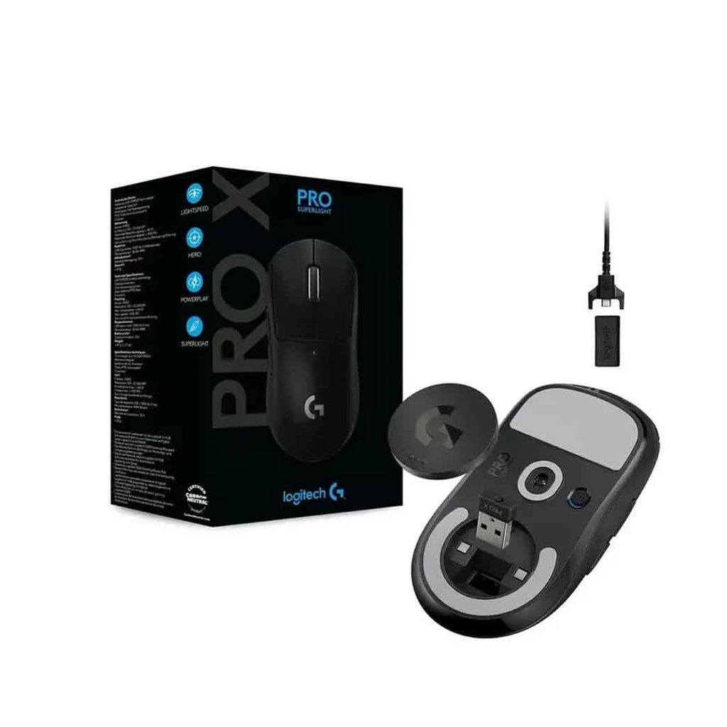 Logitech PRO X Superlight Wireless Gaming Mouse Black