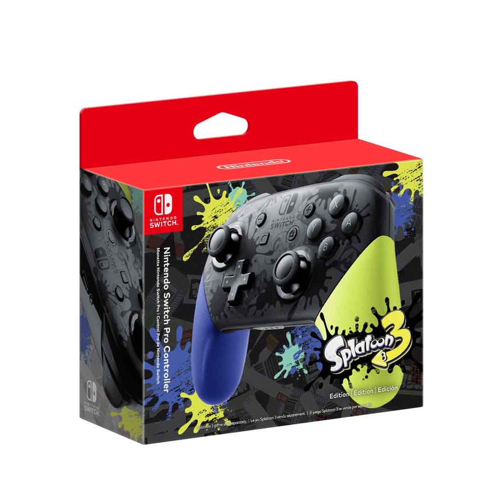 NS Pro Controller Splatoon 3 Edition
