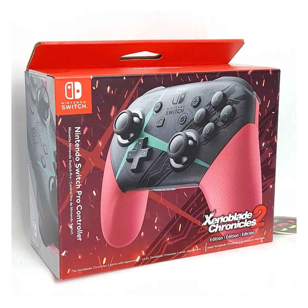 NS Pro Controller Xenoblade Chronicles 2 Edition