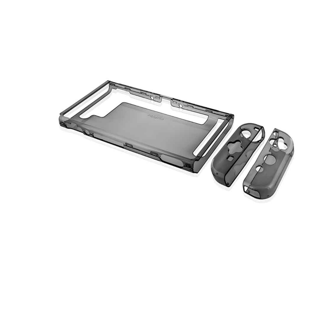 Nyko NS Thin Case Smoke Dockable Case With Tempered Glass Screen Protector