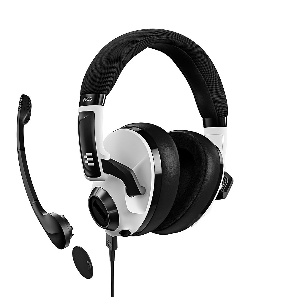 EPOS - H3 Hybrid Wired Gaming Headset for PC, PS5, PS4, Xbox Series X, Xbox One, Nintendo Switch, Mac - White