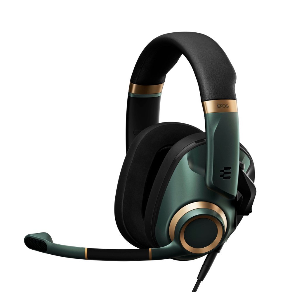 EPOS - H6PRO Closed Acoustic Wired Gaming Headset for PC, PS5, PS4, Xbox Series X, Xbox One, Nintendo Switch, Mac - Racing Green