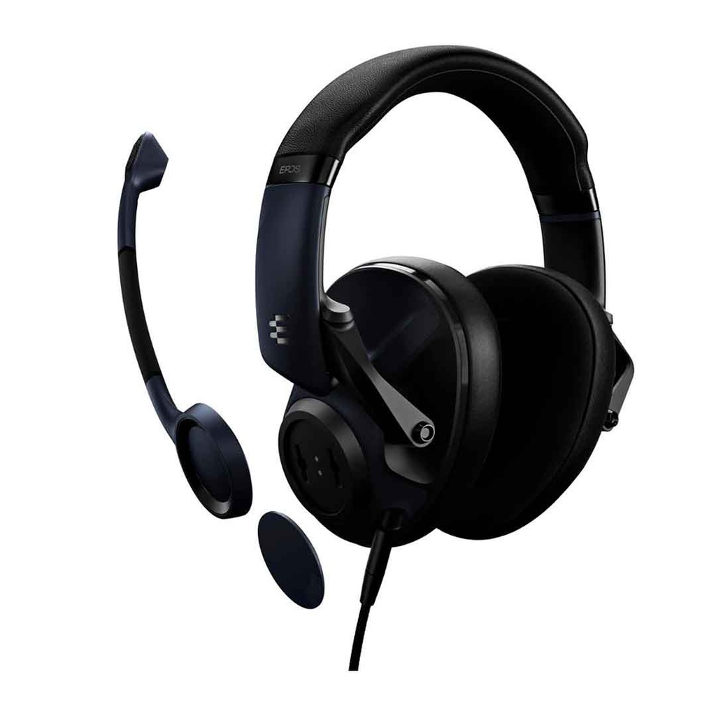 EPOS - H6PRO Closed Acoustic Wired Gaming Headset for PC, PS5, PS4, Xbox Series X, Xbox One, Nintendo Switch, Mac - Sebring Black