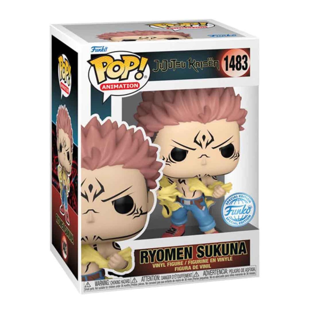 Funko Pop! Animation: Jujutsu Kaisen - Sukuna Tearing Shirt (Exc)