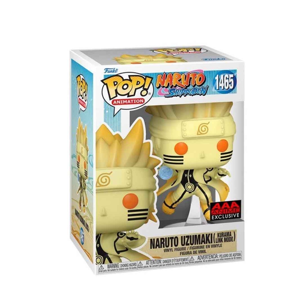 Funko Pop! Animation: Naruto - Naruto (Kurama Link Mode) w/Chase (Exc)