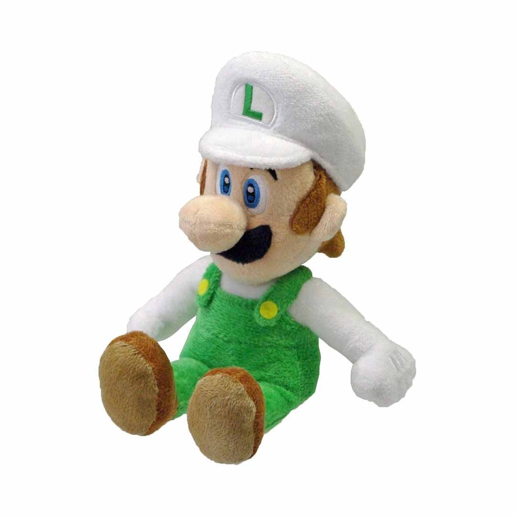 San Ei sanei officially licensed Super Mario Plush 9" fire Luigi japanese