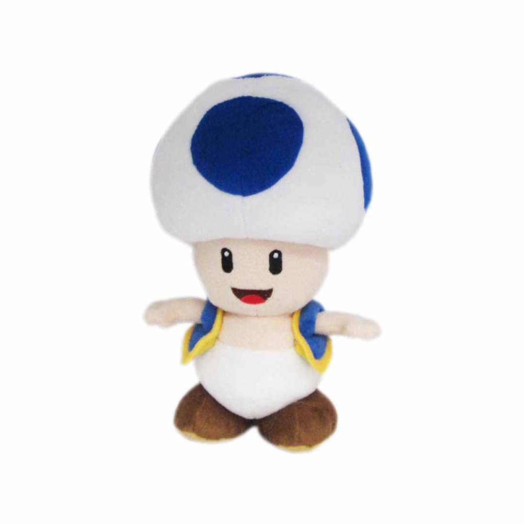San Ei sanei Super Mario all star collection ac31 blue toad 8" Plush