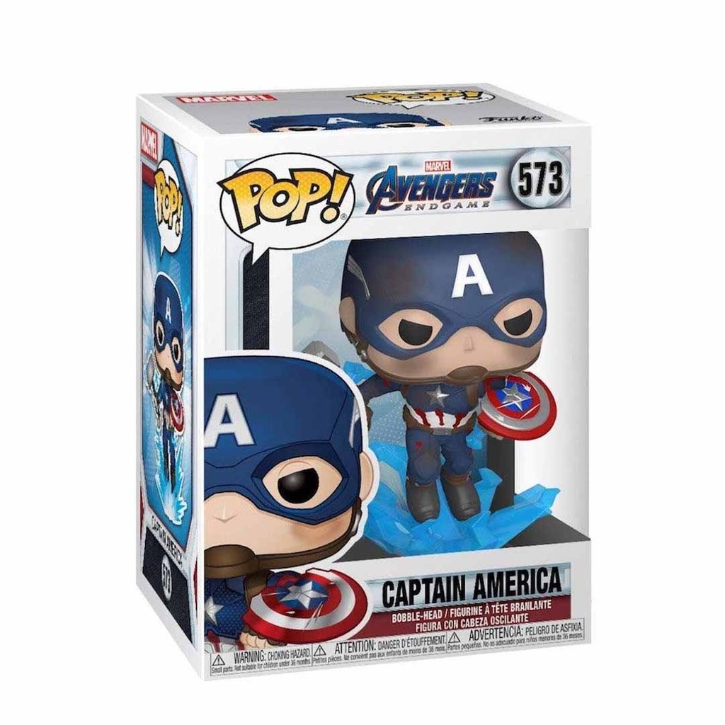 Funko Pop! Marvel: Avengers Endgame - Capt A w/ Broken Shield