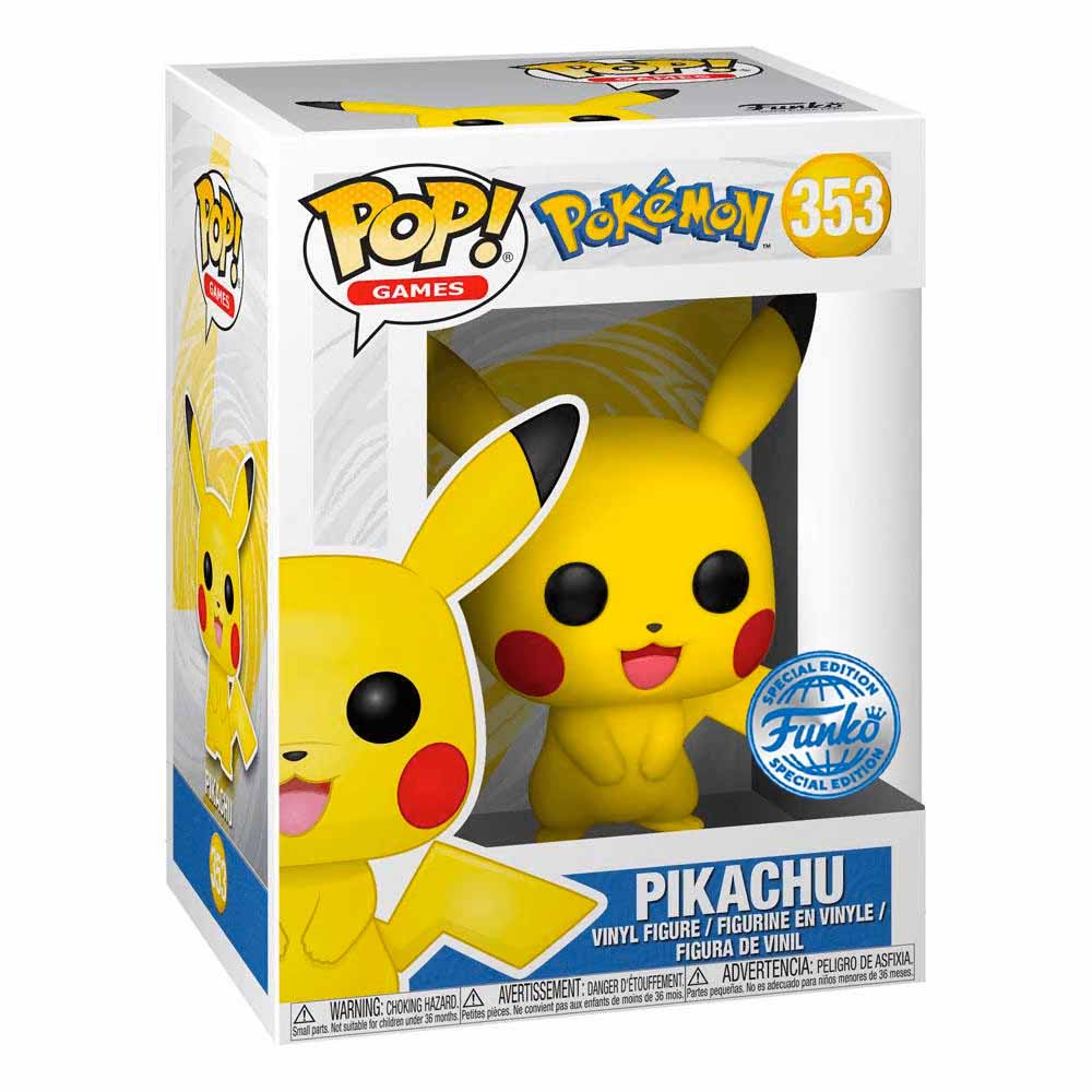 Funko Pop! Games: Pokemon S1 - Pikachu (Exc)