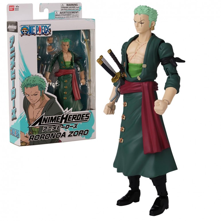 Anime Heroes One Piece Roronoa Zoro 7"