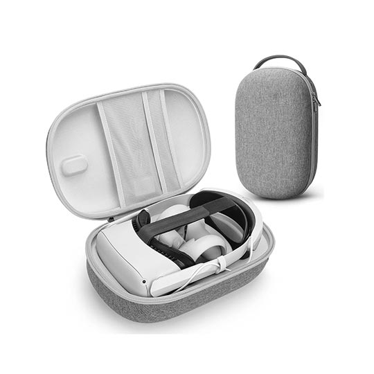 Pebble carry case design Made for Meta Quest 2 