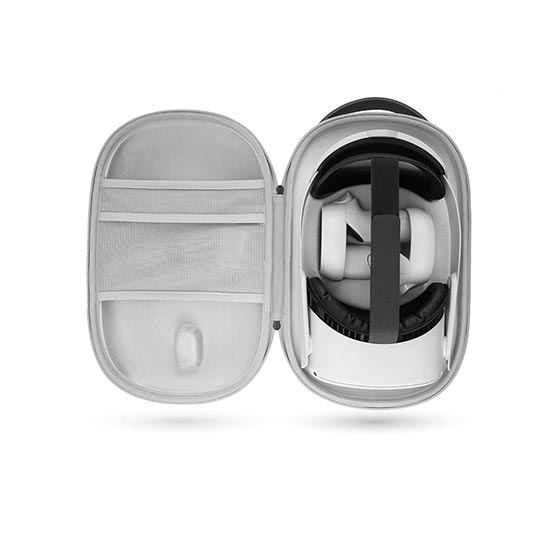 Pebble carry case design Made for Meta Quest 2 