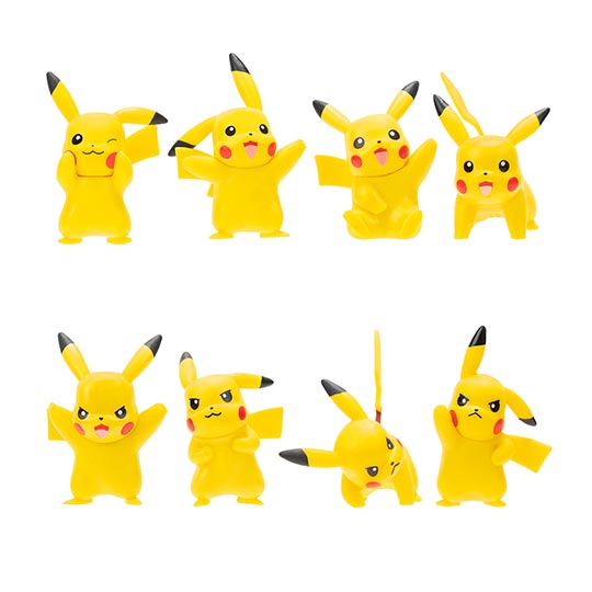 Pokemon Battle Figure Pickachu 8 Pack 2"