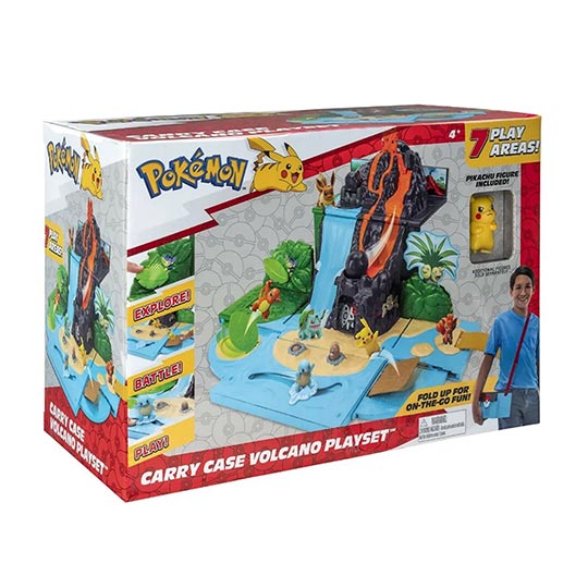 Pokemon Carry Case Volcano Playset