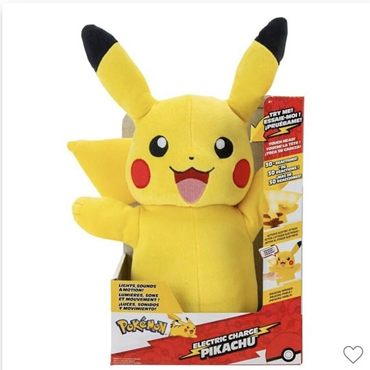 Pokemon Feature Deluxe Plush Pikachu 11"