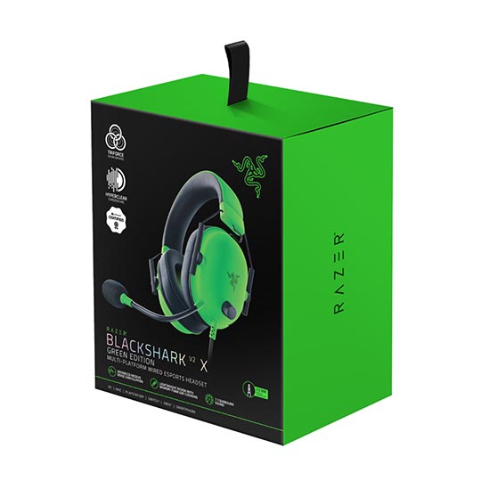 Razer Blackshark V2 X Green Headset