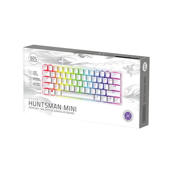 Razer Huntsman Mini Mercury Edition - Purple Switch Keyboard