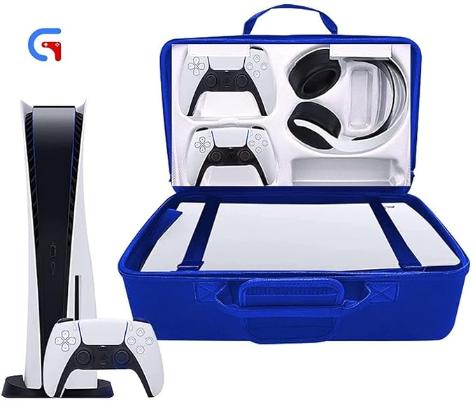 KGAMING PS5 HARD BAG BLUE