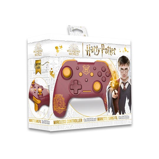 Freaks And Geeks Harry Potter -Gryffindor Wireless Controller Red for Switch with 1M cable 