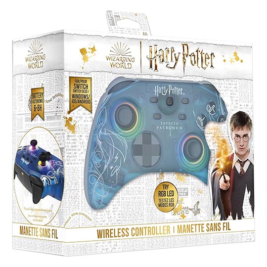 Freaks And Geeks Harry Potter RGB Wireless Controller for Switch with 1M cable