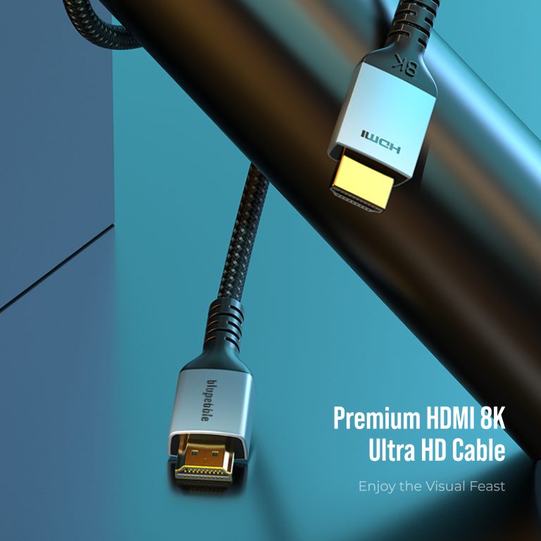 Blupebble 8K Ultra HDMI 2.1 Cable   1 Meter