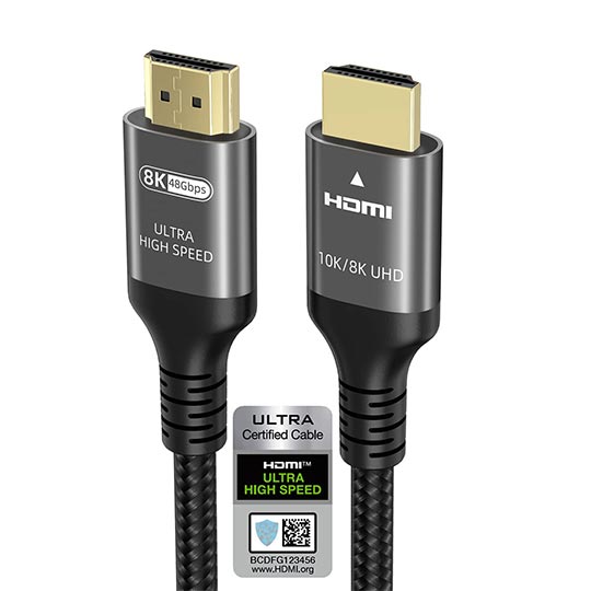 Blupebble 8K Ultra HDMI 2.1 Cable  2 Meter
