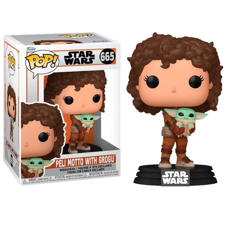 Funko Pop! Star Wars: Mandalorian S9 - Peli Motto with Grogu