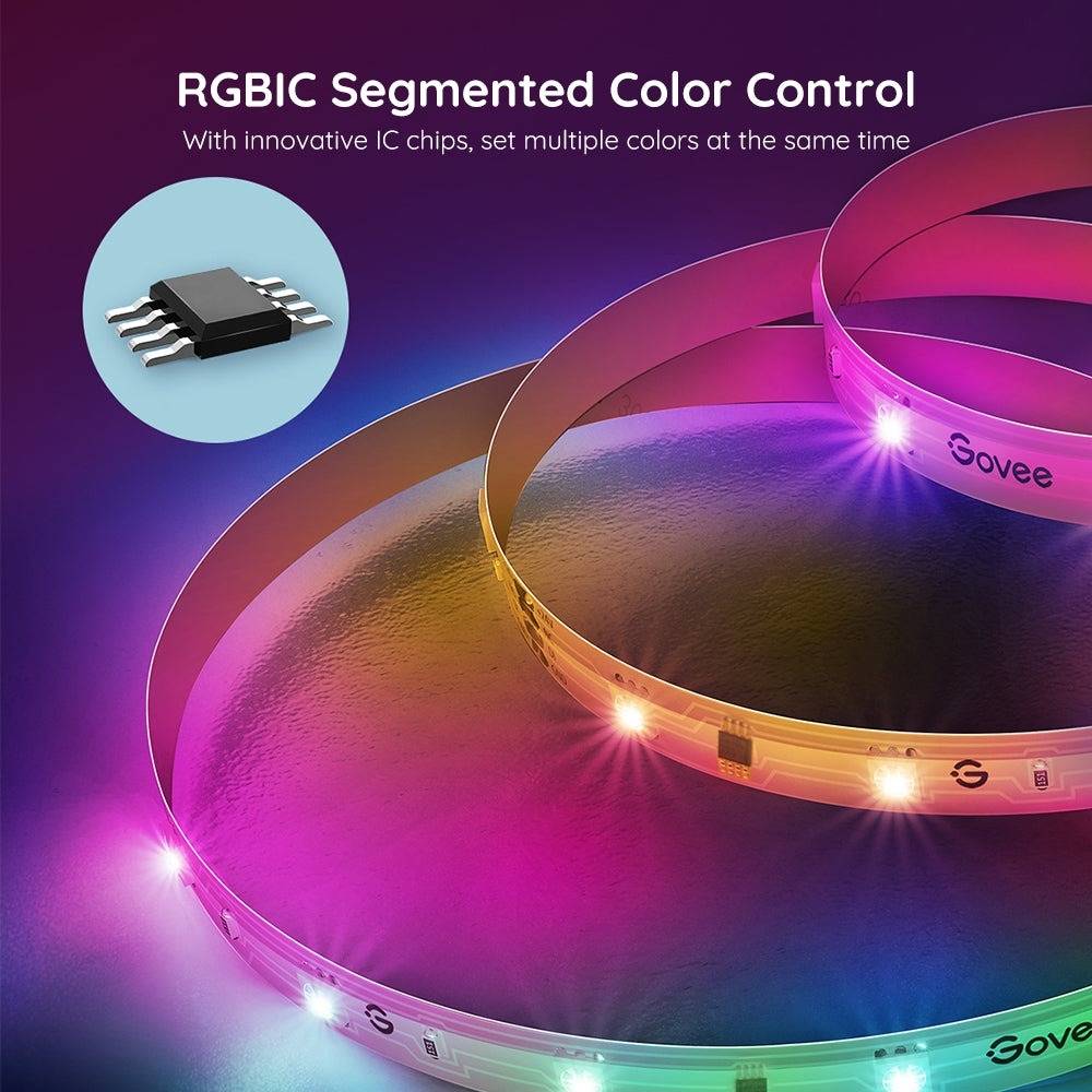 Govee RGBIC Basic Wi-Fi + Bluetooth LED Strip Lights (10 Meter)