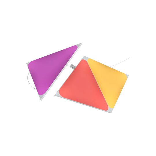 Nanoleaf - Shapes - Triangles - White - 3 Pack Epansion - Panels Only
