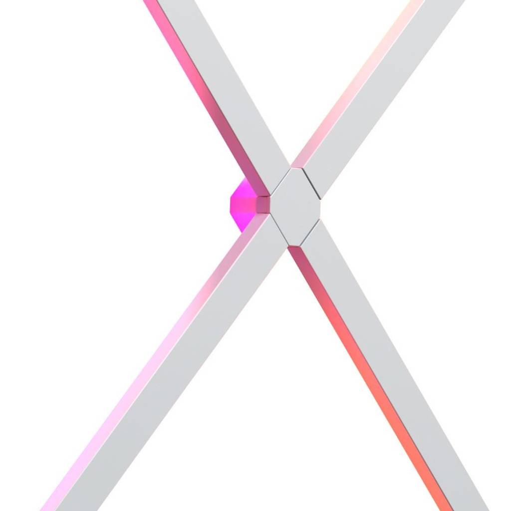 Nanoleaf Lines Squared  Expansion  White  3 Pack  Lines Only 