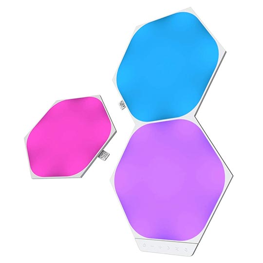 Nanoleaf Shapes - Hex - White - 3 Pack Expansion - Panels  Only