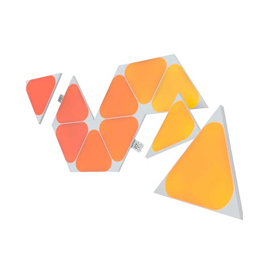 Nanoleaf Shapes - Triangles Mini - White - 10 Pack - Panels Only