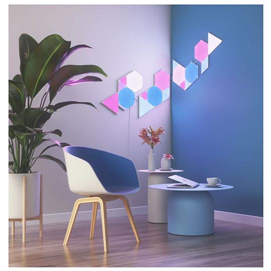 Nanoleaf Shapes - Triangles Mini - White - 10 Pack - Panels Only