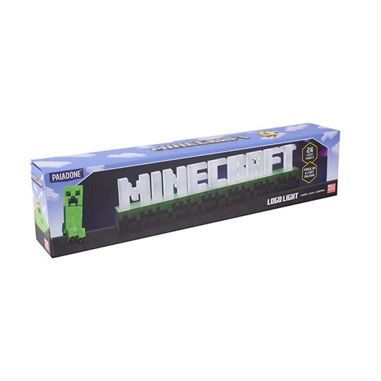 Paladone Minecraft Logo Light