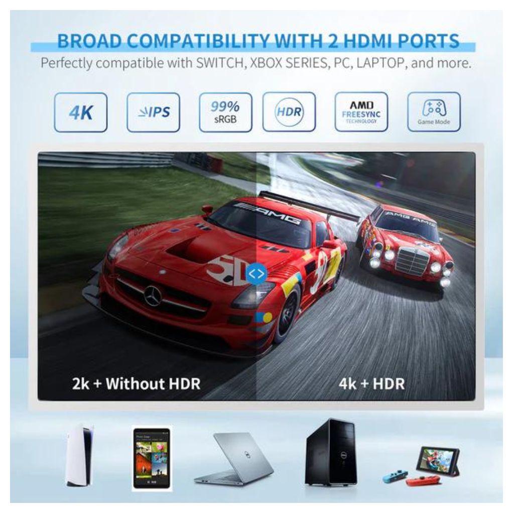 G-Story 14" LED 4K Portable Gaming Monitor For PS5 Slim