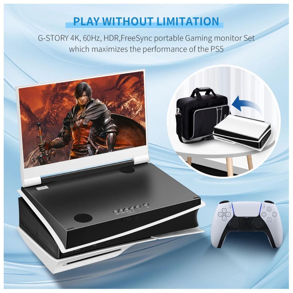 G-Story 14" LED 4K Portable Gaming Monitor For PS5 Slim