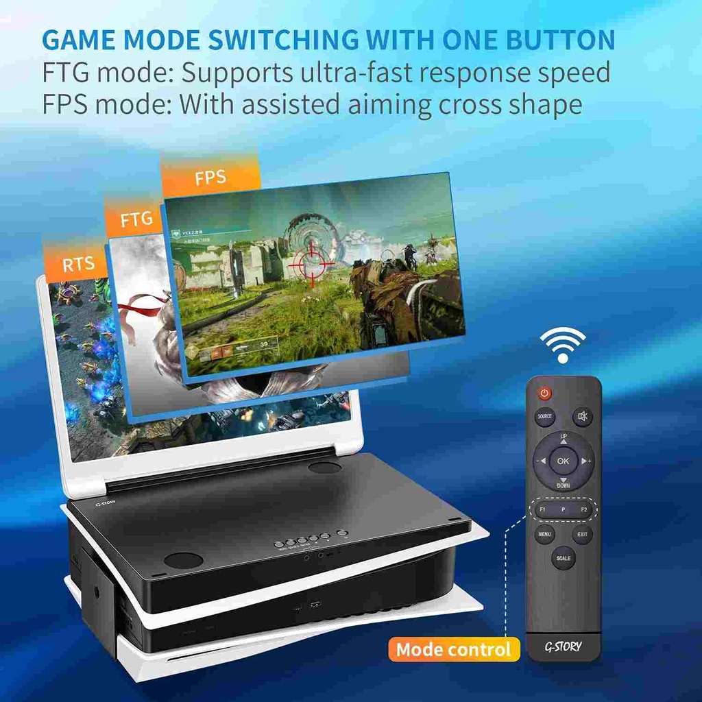 G-Story 15.6” IPS 4K Gaming Monitor for PS5