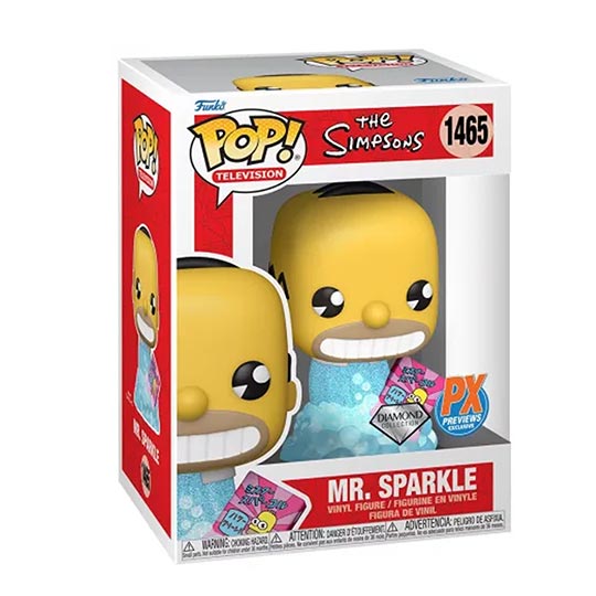 Funko Pop! Tv: Simpsons - Mr Sparkle (DGLT)(Exc)