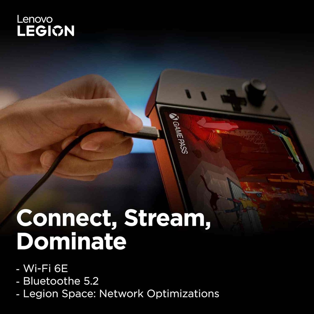 Lenovo LEGION GO Ryzen Z1 Extreme 16GB RAM 512GB SSD Integrated AMD Radeon Graphics 8.8" Gaming Console - Shadow Black