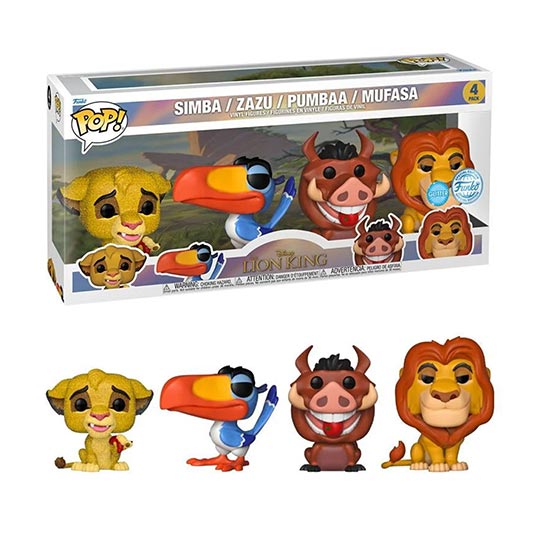 Funko Pop! Disney: The Lion King - Lion King S2 4pk (GL)(Exc)