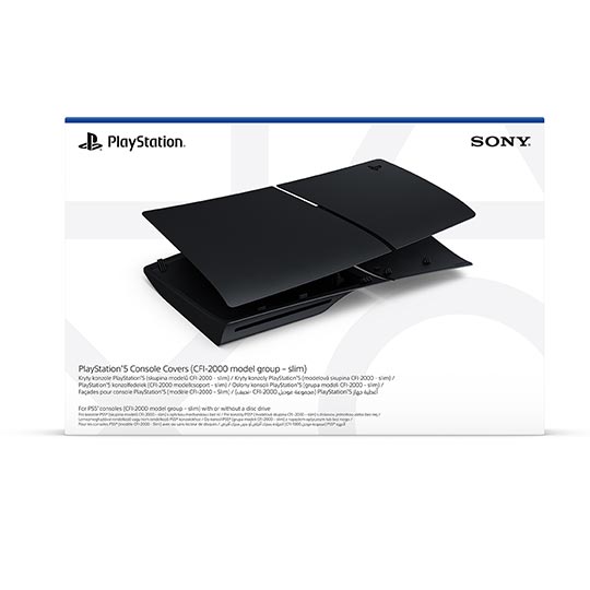 PS5 Cover Set Slim Midnight Black