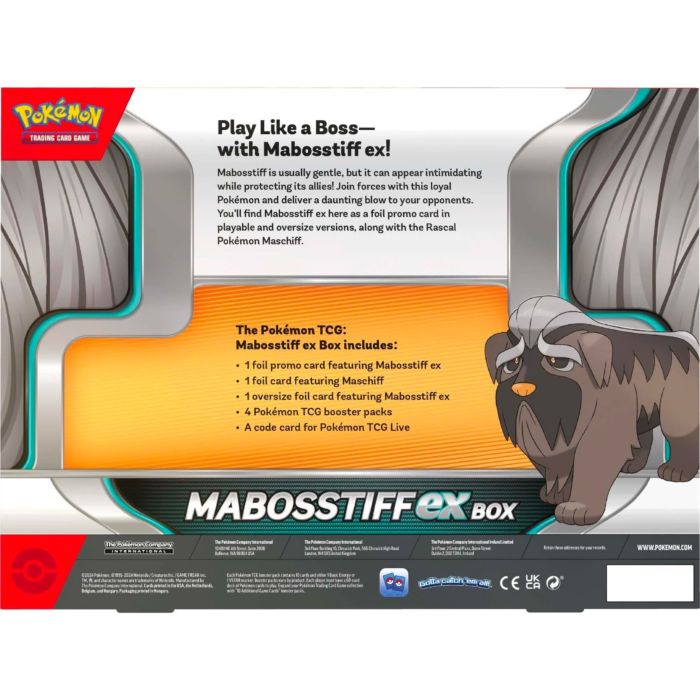 Pokemon TCG : Mabosstiff EX Box