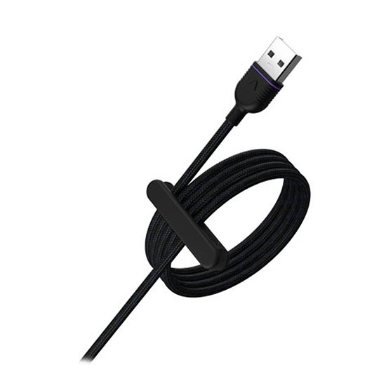 UNISYNK USB-A TO USB-C CABLE BLACK 1.2M